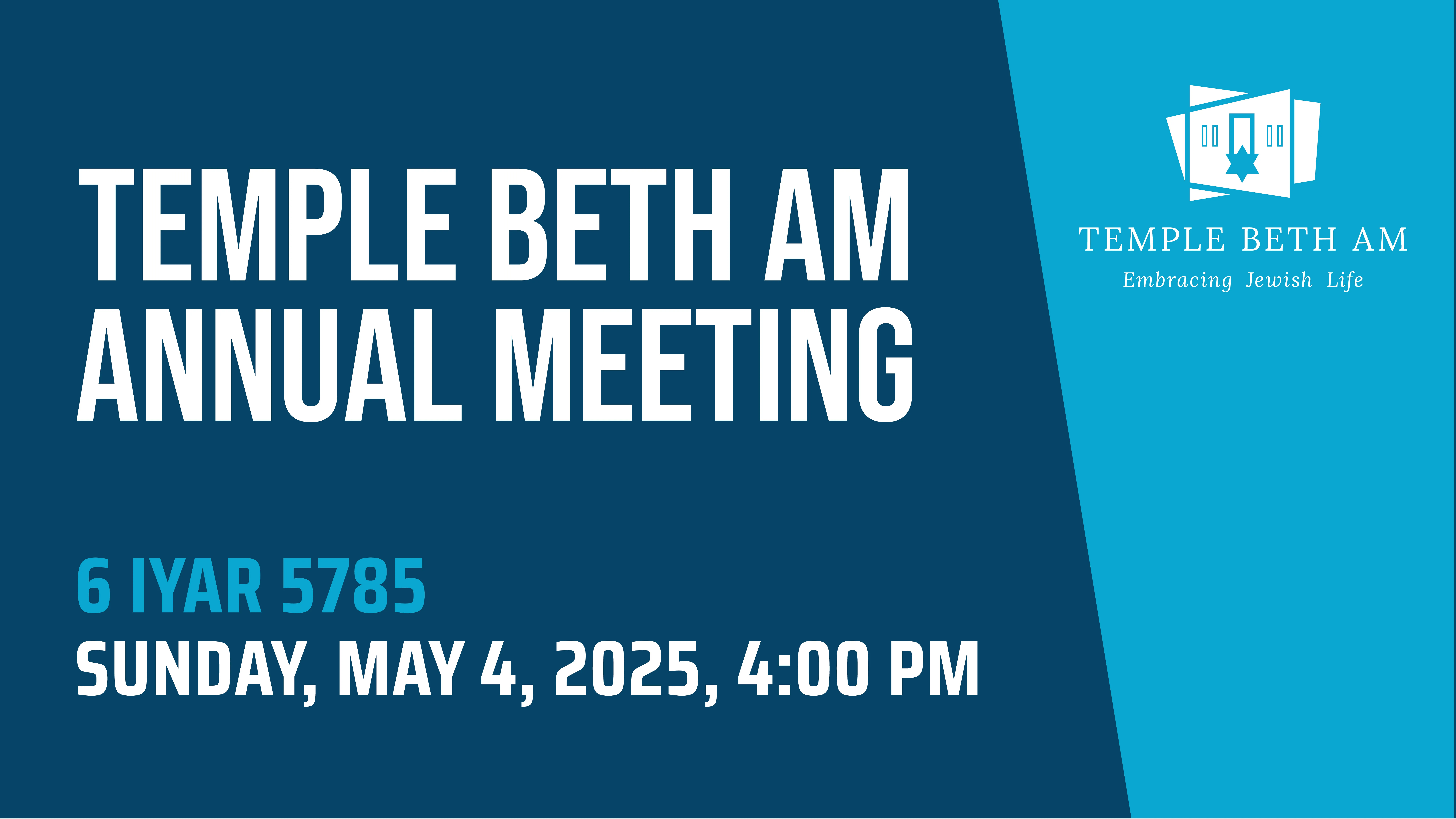 Annual Meeting 2025 Web Banner