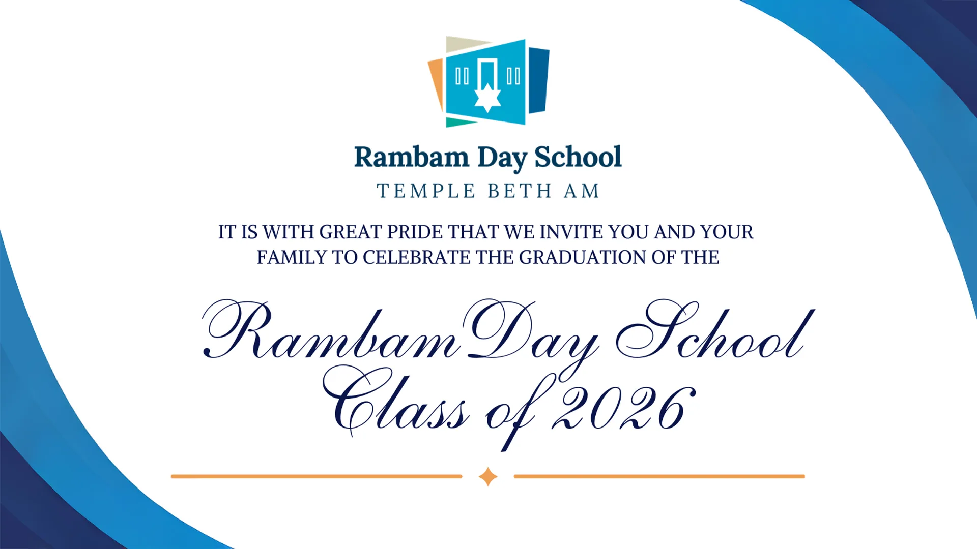 Graduation-Rambam-Day-school web banner