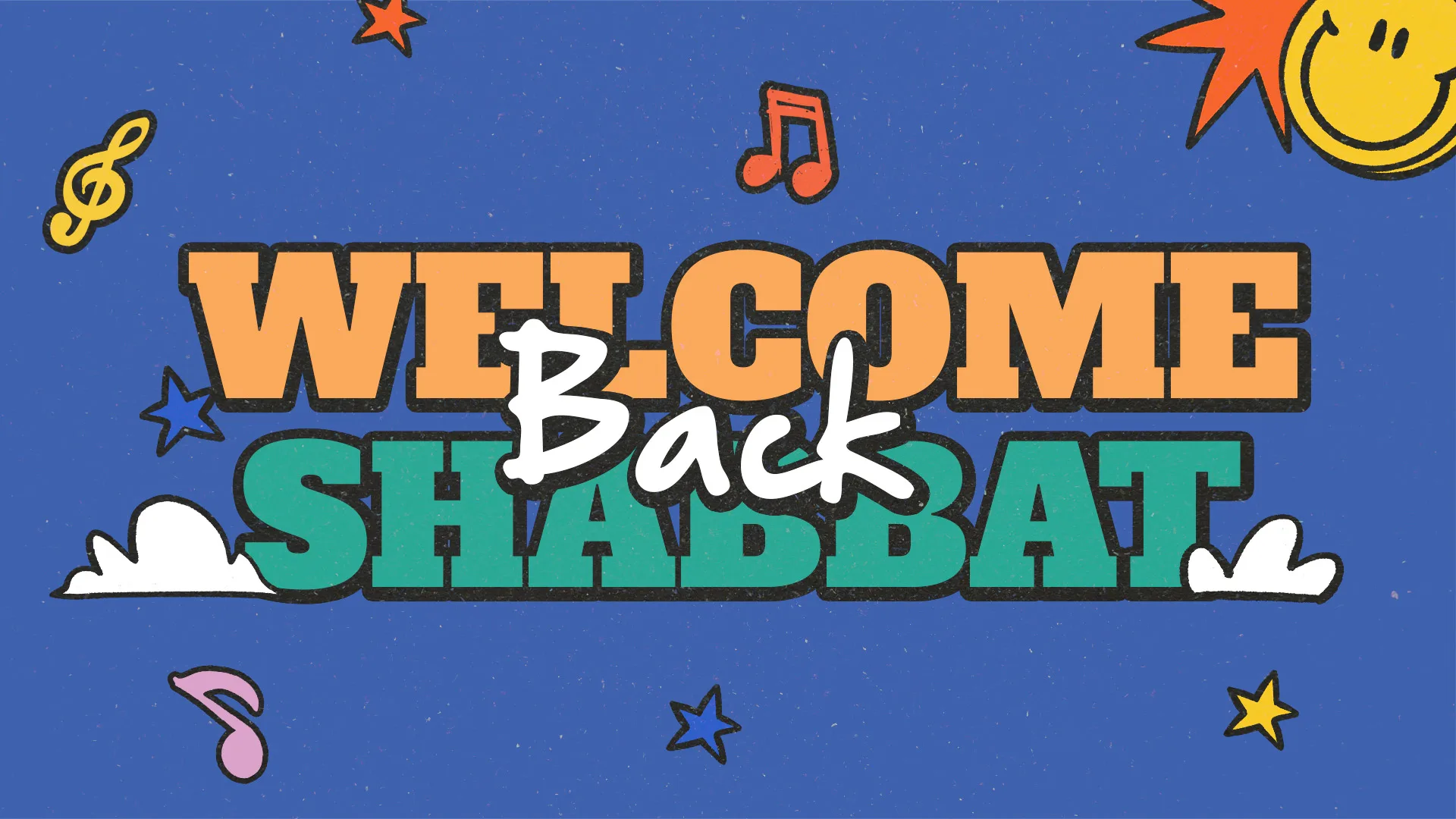 welcome back shabbat banner