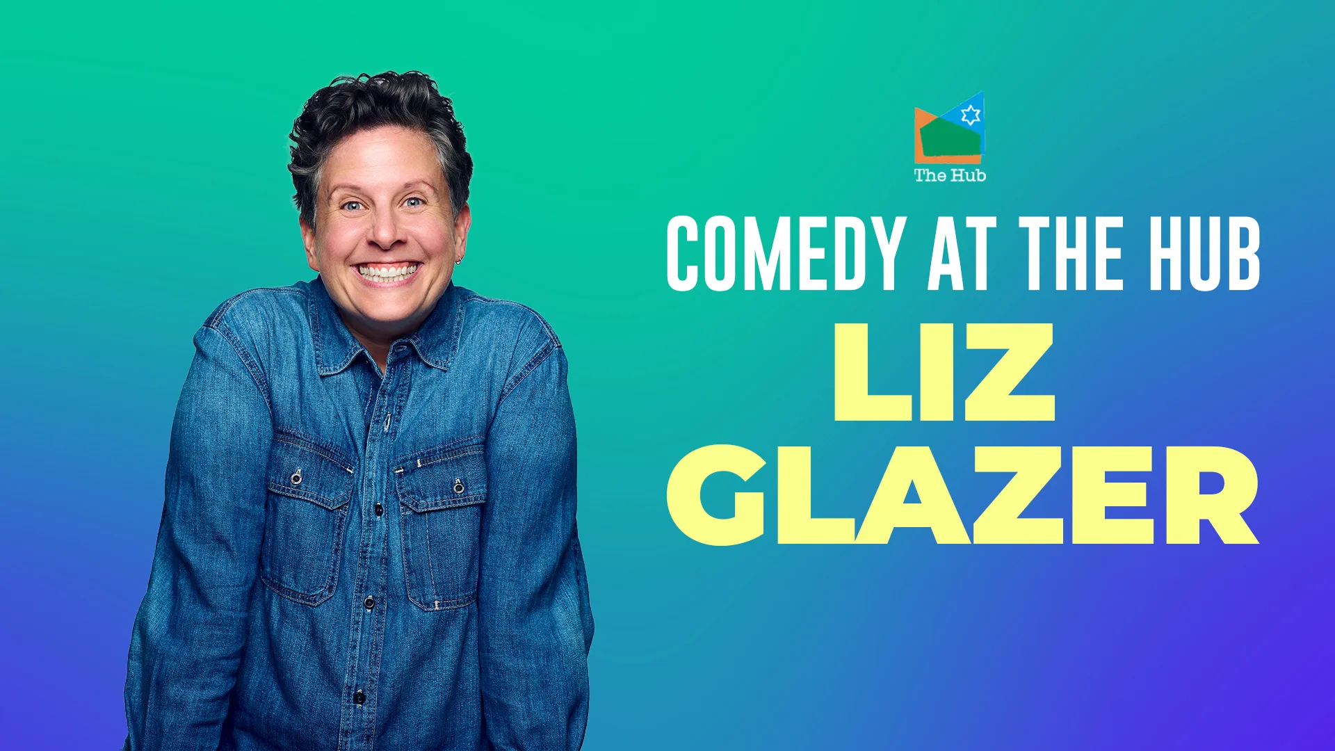 comedy at the hub liz glazer web banner