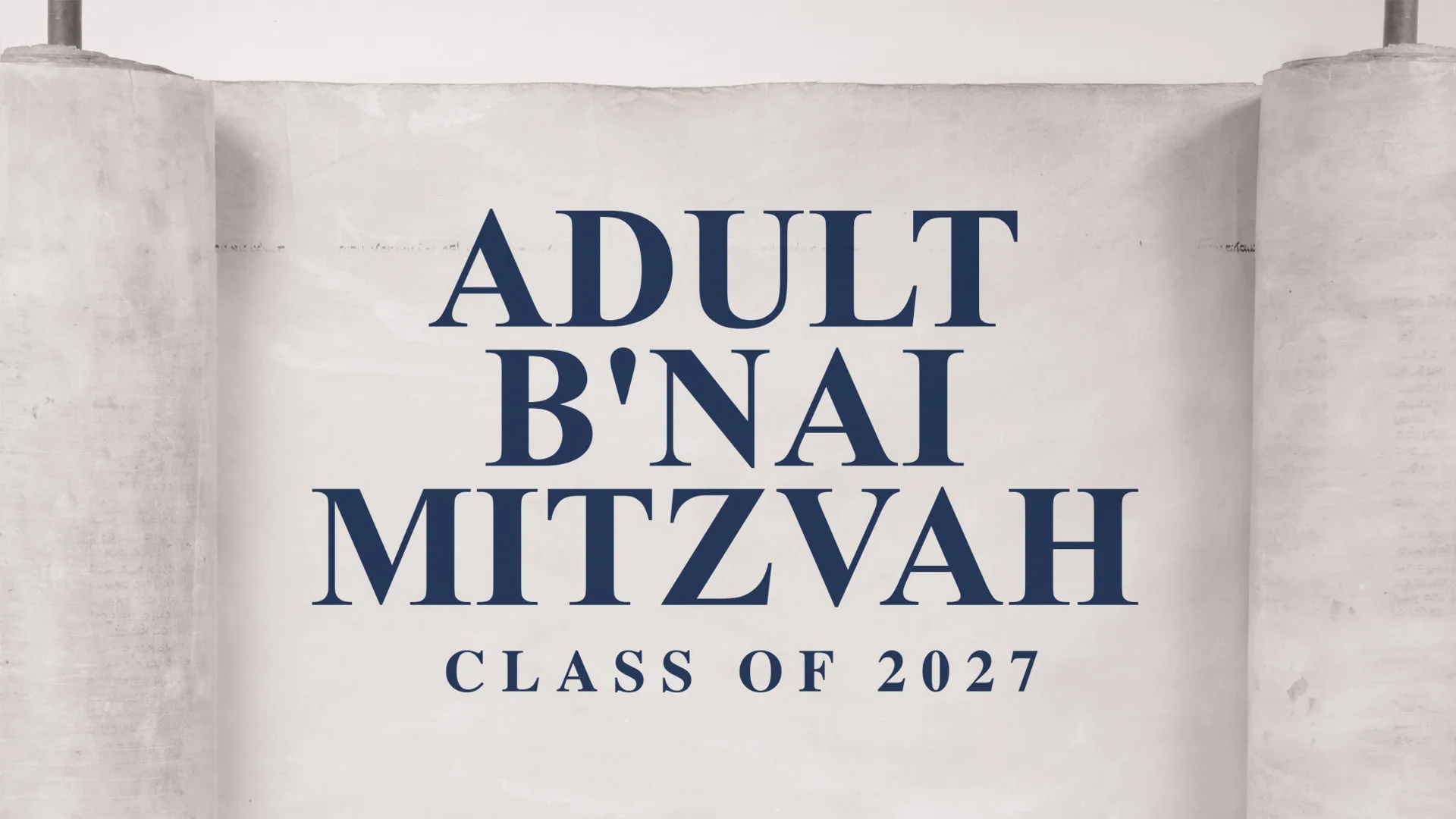 Adult Bnai Mitzvah web banner