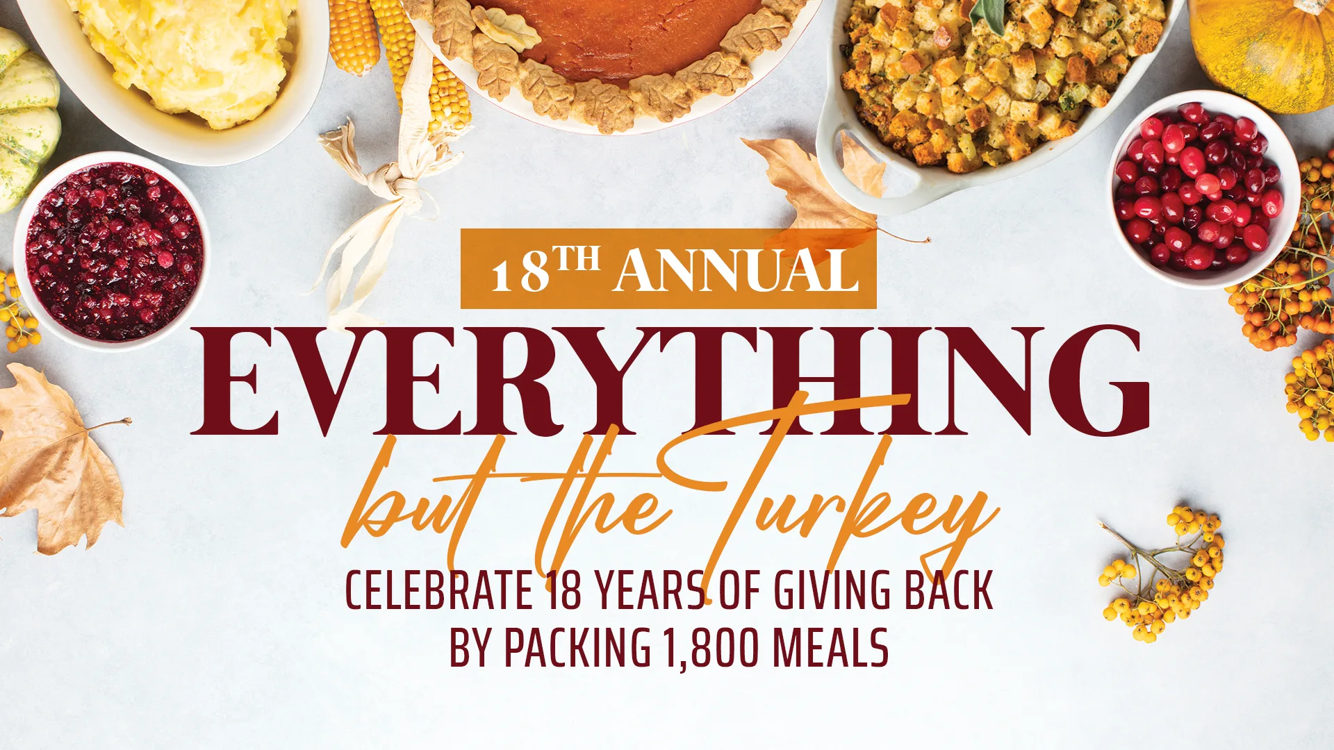 Everything but the turkey web banner